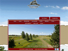 Tablet Screenshot of collicuttgolf.com
